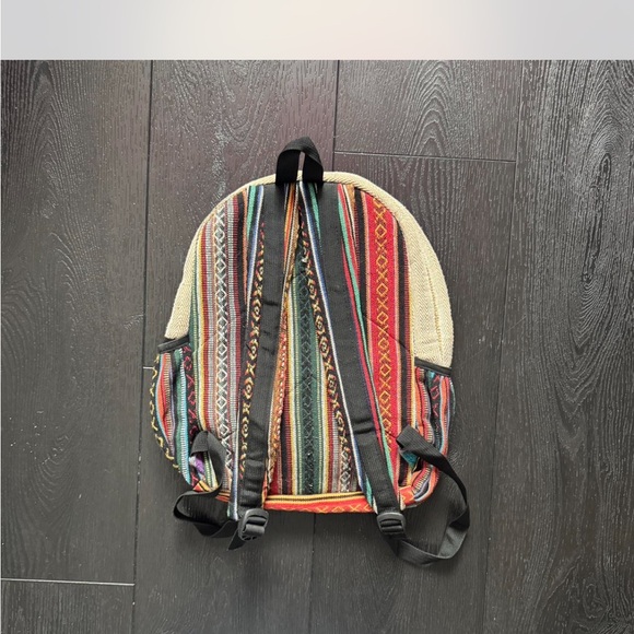 Colorful Striped Backpack - Picture 2 of 4